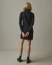 Women's Moto Dress - Black